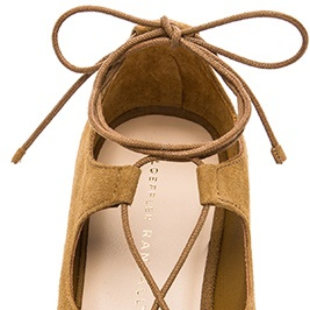 Loeffler Randall Ambra Leather Pointed Toe Flats - Picture 4 of 10